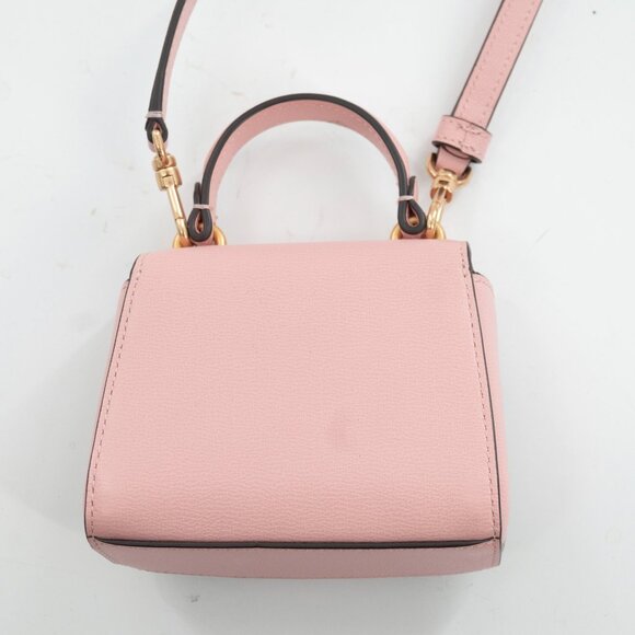 Kate Spade Katy Lucy Leopard Micro Crossbody Pink Leather Purse Limited Edition - Picture 5 of 14